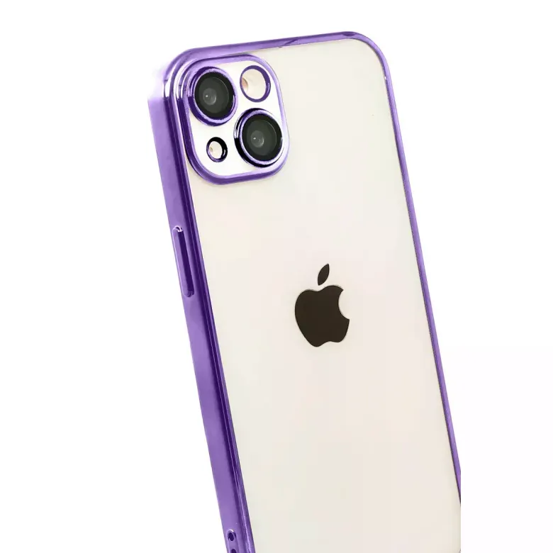 İphone 15 Razer Lensli Silikon - Mor