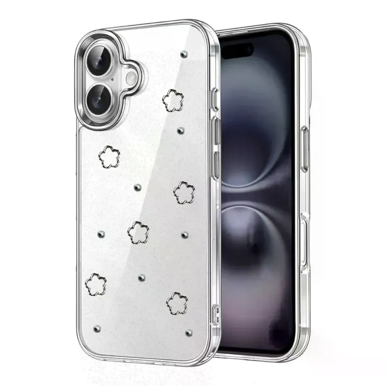 İphone 16 Fiyonk Desenli Kapak - Desen 2