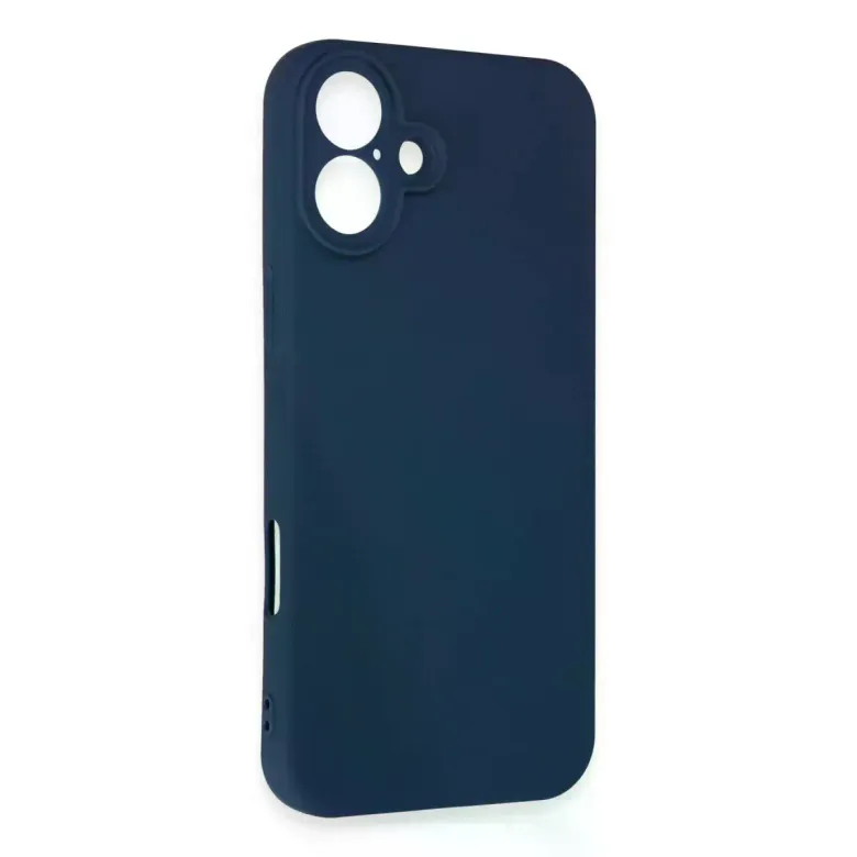 İphone 16 Kılıf First Silikon - Lacivert