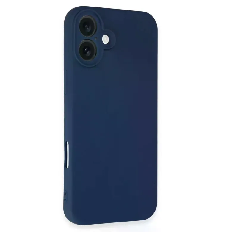 İphone 16 Kılıf First Silikon - Lacivert