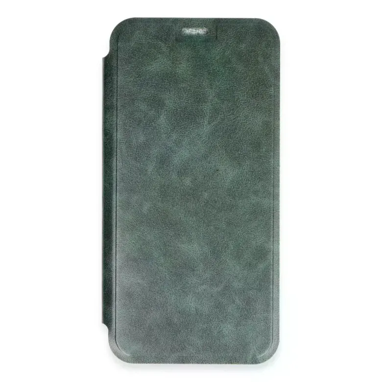 İphone 16 Kılıf Flip Cover - Koyu Yeşil