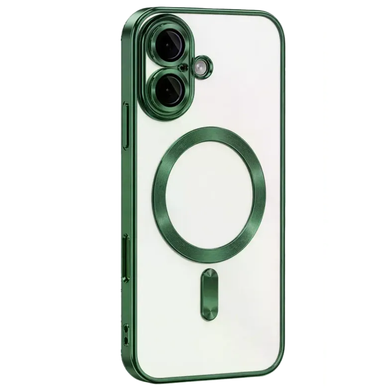 İphone 16 Kılıf Kross Magneticsafe Kapak - Koyu Yeşil