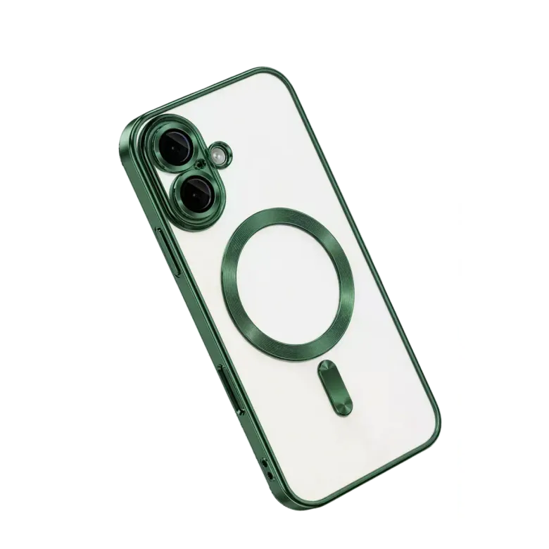 İphone 16 Kılıf Kross Magneticsafe Kapak - Koyu Yeşil