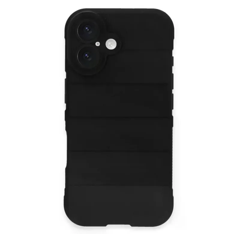 İphone 16 Kılıf Optimum Silikon - Siyah