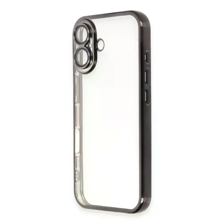 İphone 16 Kılıf Razer Lensli Silikon - Siyah