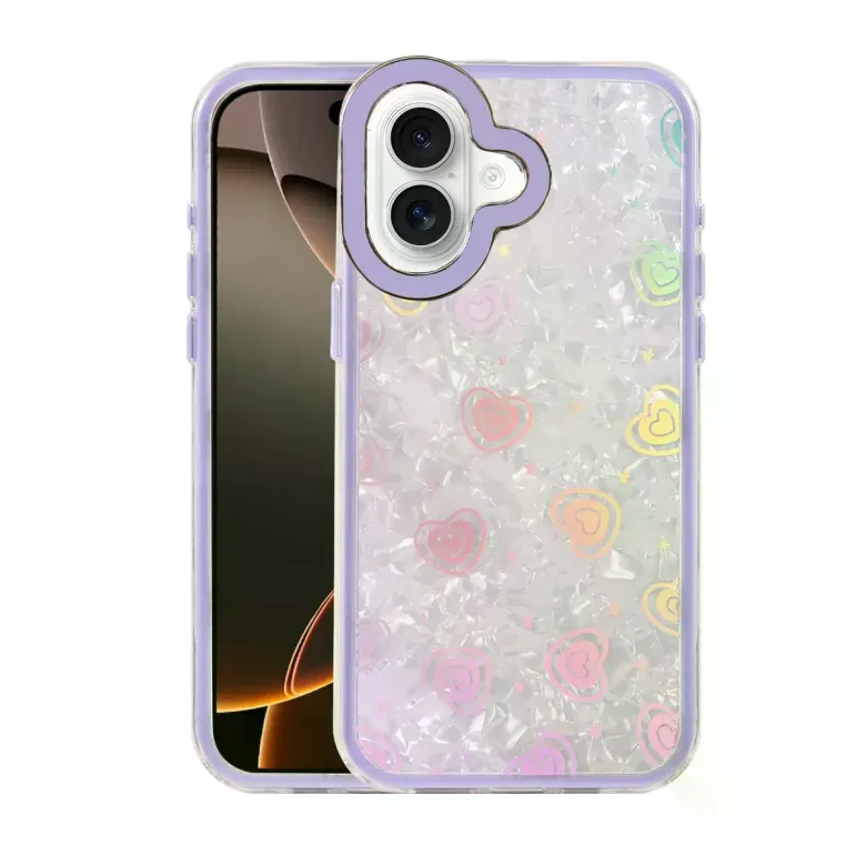 İphone 16 Lumi Desenli Kapak - Mor