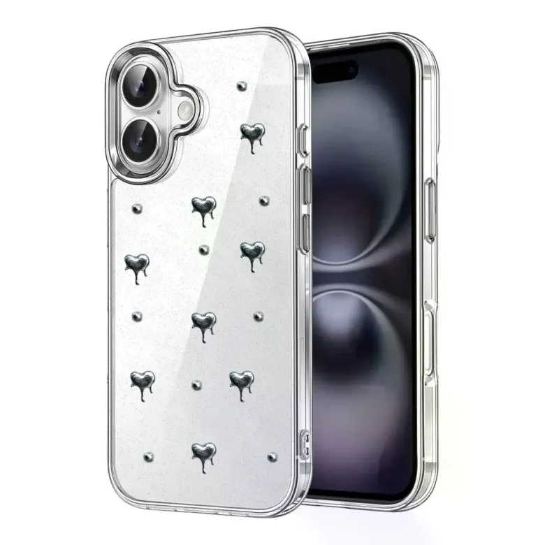 İphone 16 Plus Fiyonk Desenli Kapak - Desen 1