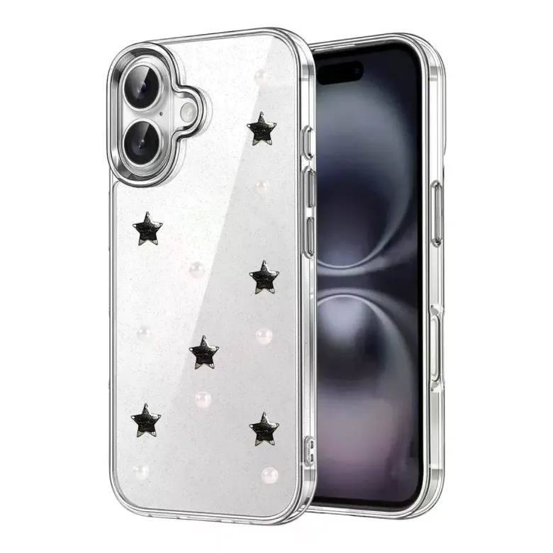 İphone 16 Plus Fiyonk Desenli Kapak - Desen 7