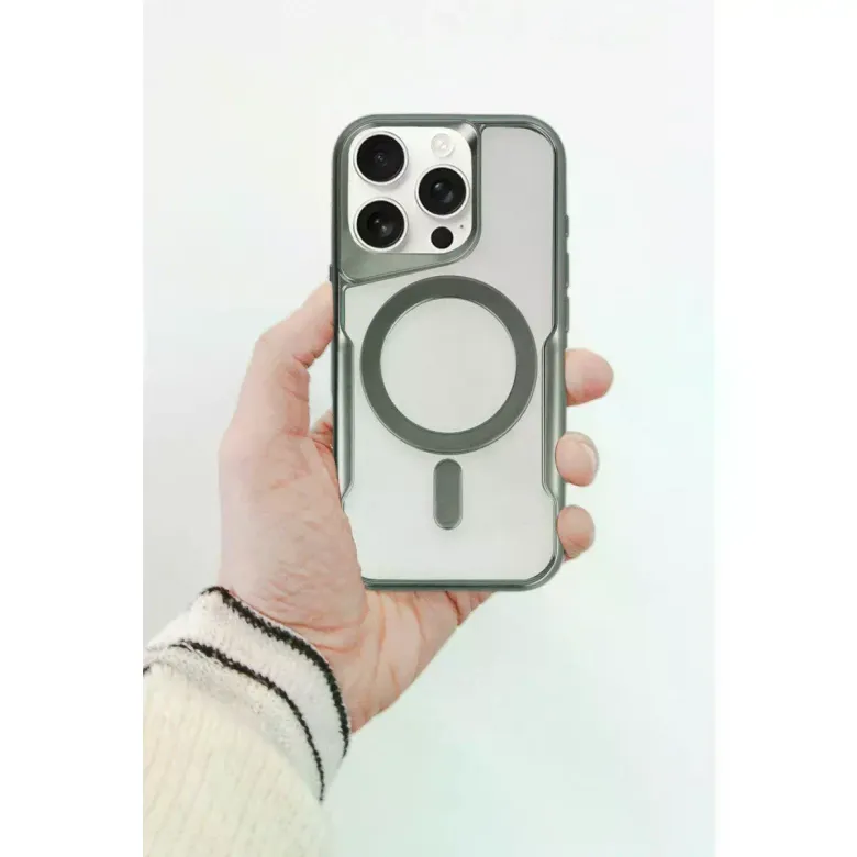 İphone 16 Plus Kılıf Boyi Magsafe Silikon Kapak - Turkuaz