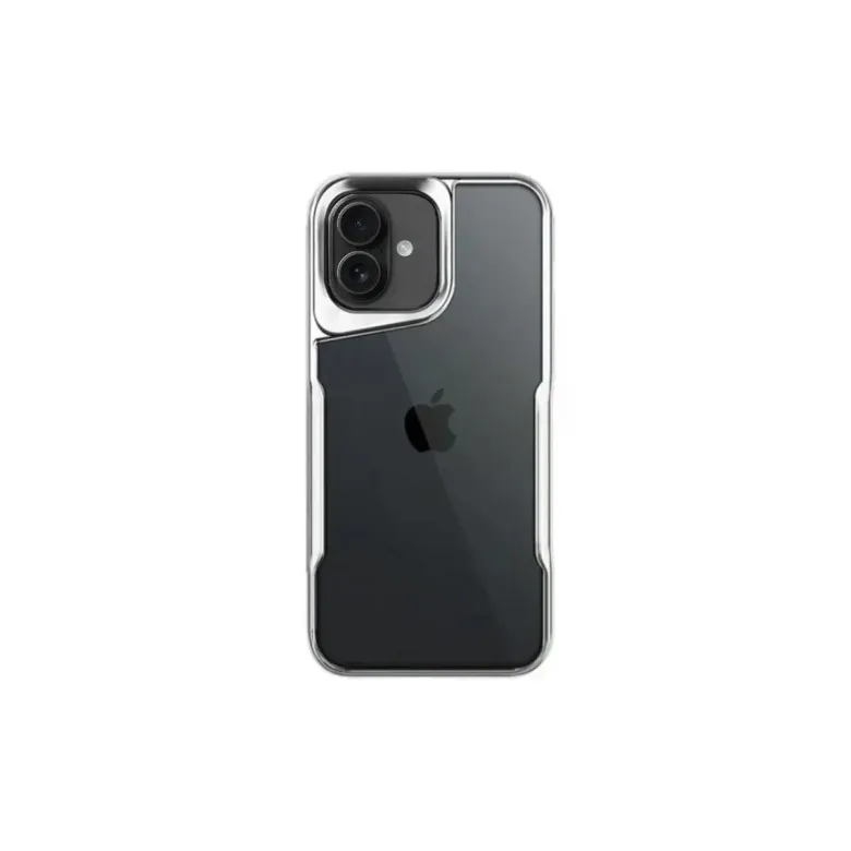 İphone 16 Plus Kılıf Boyi Silikon Kapak - Gümüş