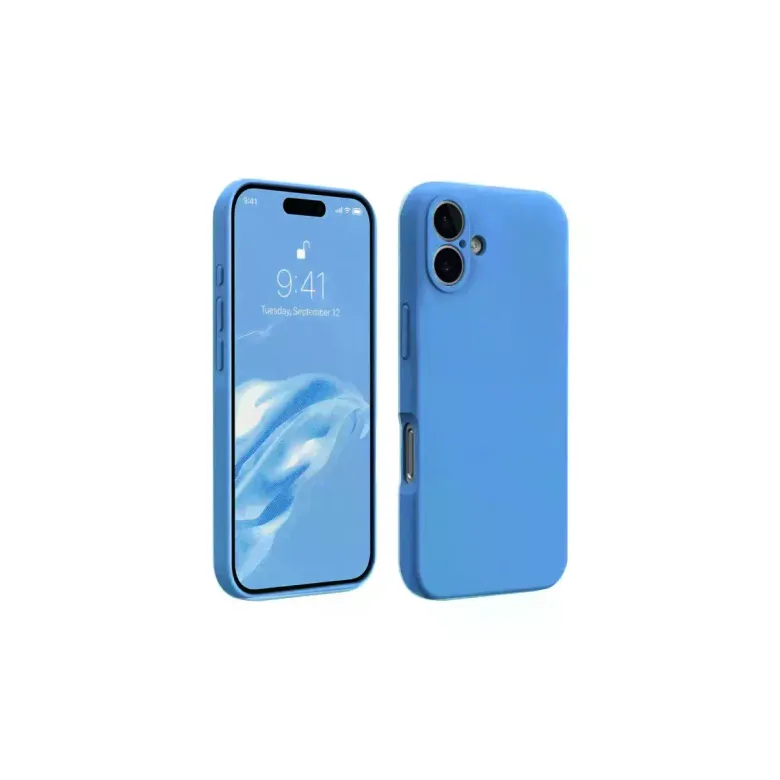 İphone 16 Plus Kılıf First Silikon - Mavi