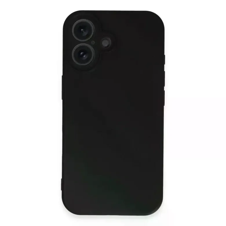 İphone 16 Plus Kılıf First Silikon - Siyah