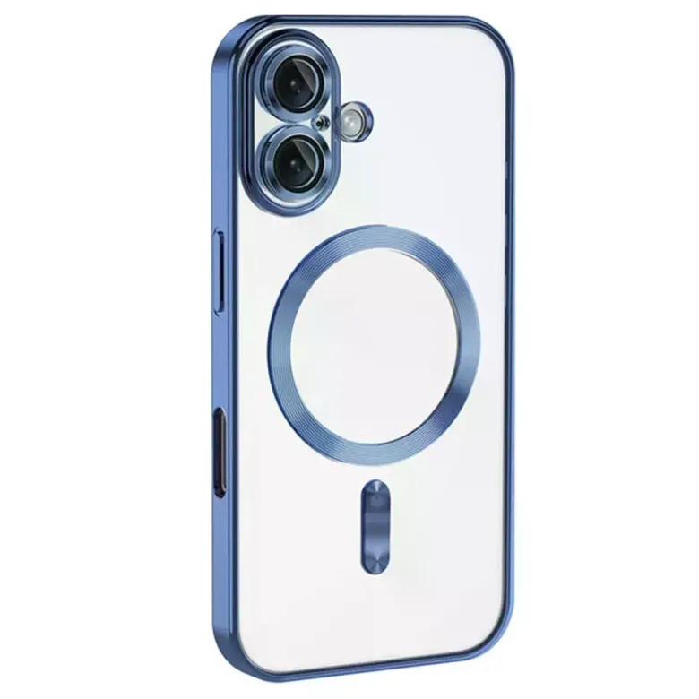 İphone 16 Plus Kılıf Kross Magneticsafe Kapak - Mavi
