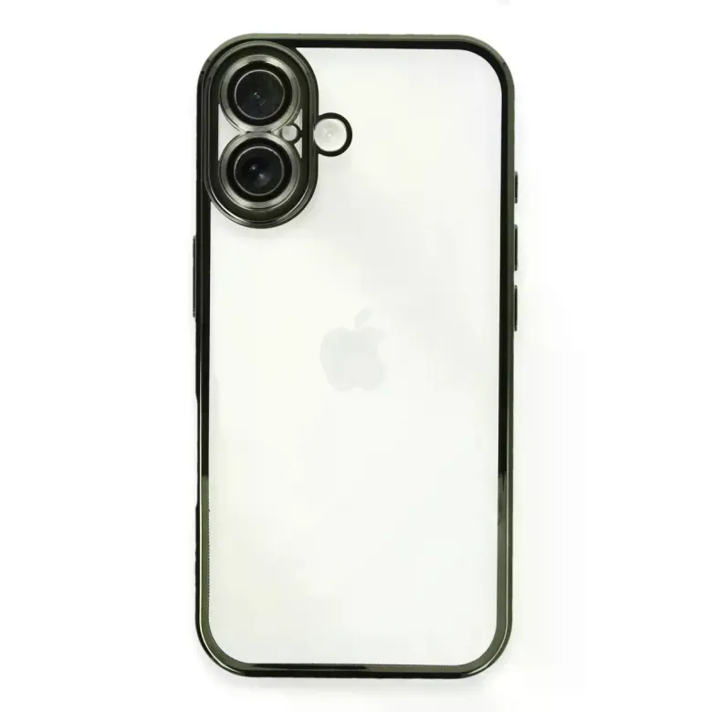 İphone 16 Plus Kılıf Razer Lensli Silikon - Yeşil