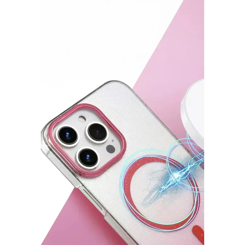 İphone 16 Pro Glossy Magsafe Kapak - Çöl Titanyum