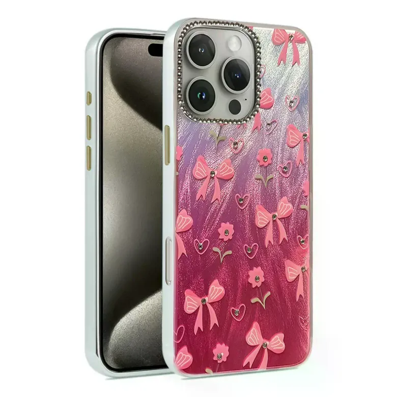 İphone 16 Pro Kılıf Blade Aynalı Desenli Kapak - Desen 3