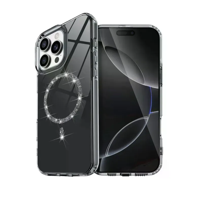 İphone 16 Pro Live Diamond Magsafe Kapak - Siyah