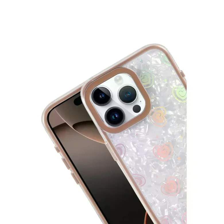 İphone 16 Pro Lumi Desenli Kapak - Çöl Titanyum