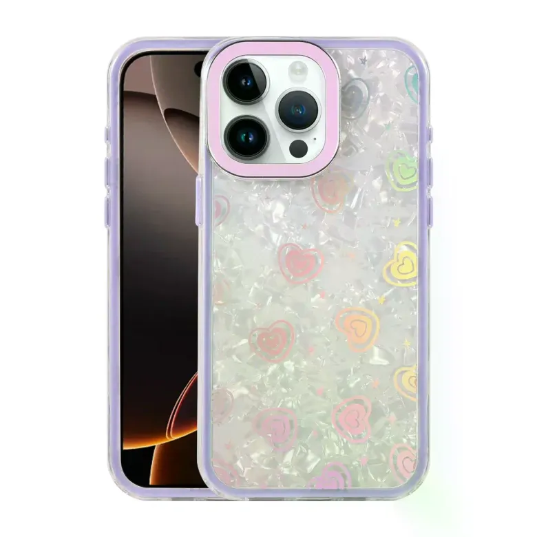 İphone 16 Pro Lumi Desenli Kapak - Mor