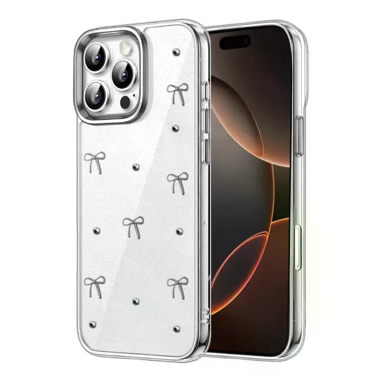 İphone 16 Pro Max Fiyonk Desenli Kapak - Desen 5