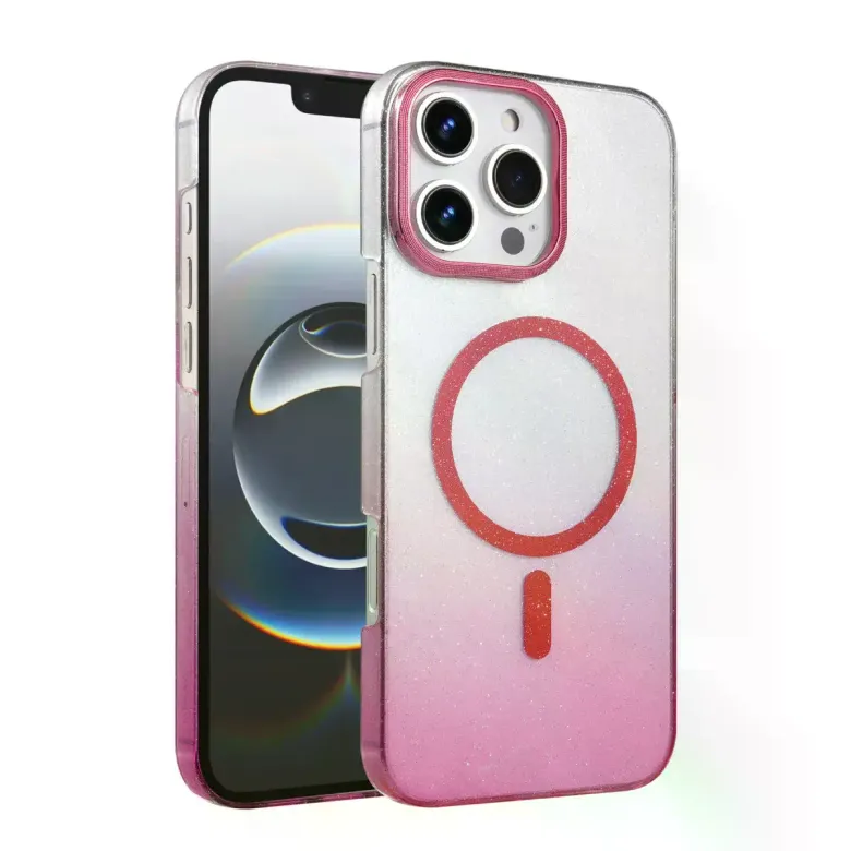 İphone 16 Pro Max Glossy Magsafe Kapak - Pembe