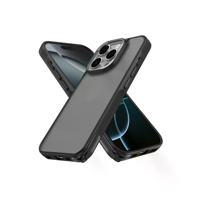 İphone 16 Pro Max Kılıf Elegant Kapak - Siyah