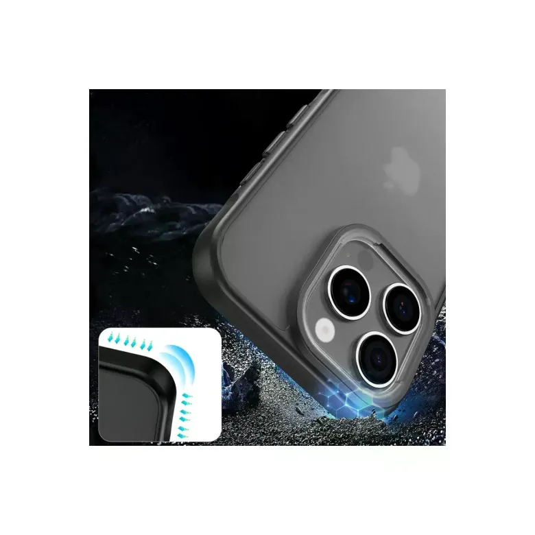 İphone 16 Pro Max Kılıf Elegant Kapak - Siyah