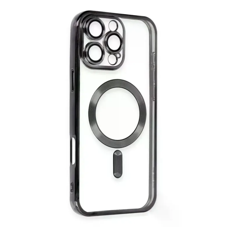 İphone 16 Pro Max Kılıf Kross Magneticsafe Kapak - Siyah