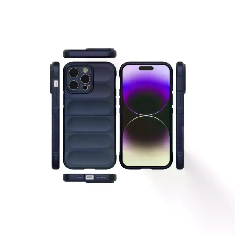 İphone 16 Pro Max Kılıf Optimum Silikon - Lacivert