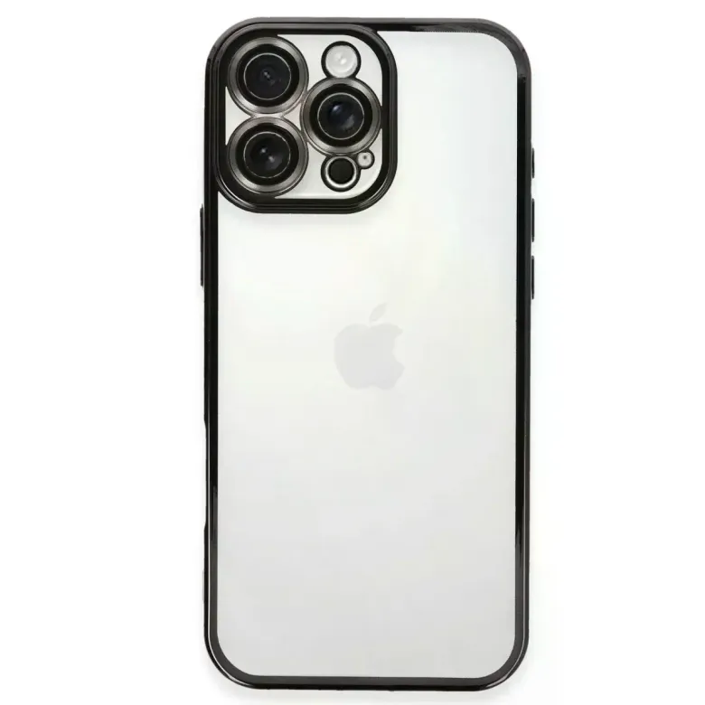 İphone 16 Pro Max Kılıf Razer Lensli Silikon - Siyah
