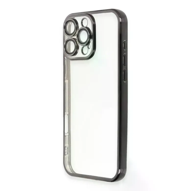İphone 16 Pro Max Kılıf Razer Lensli Silikon - Siyah