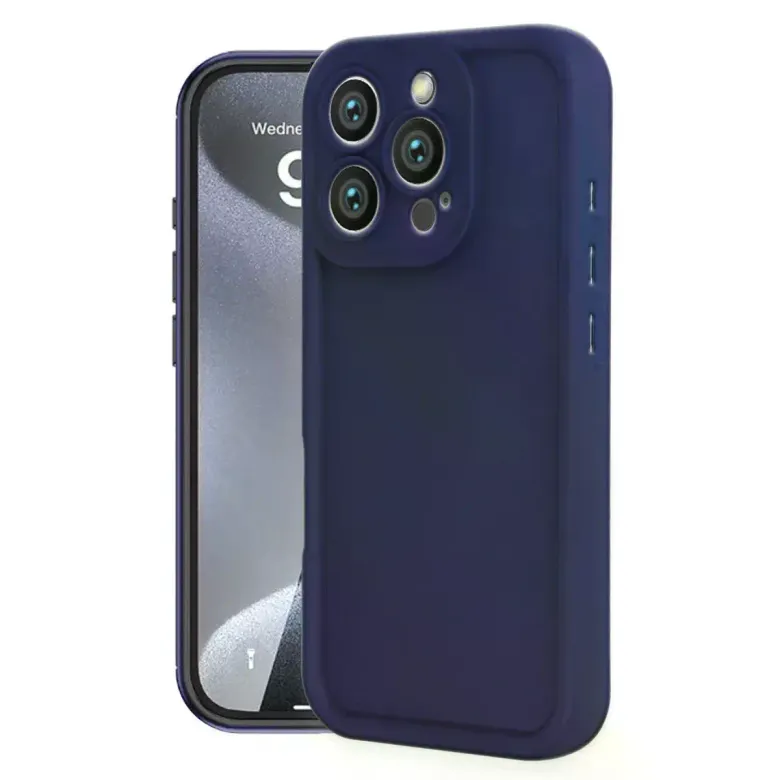 İphone 16 Pro Max Kılıf Viera Silikon - Lacivert
