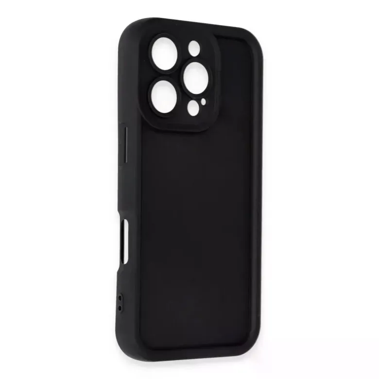 İphone 16 Pro Max Kılıf Viera Silikon - Siyah