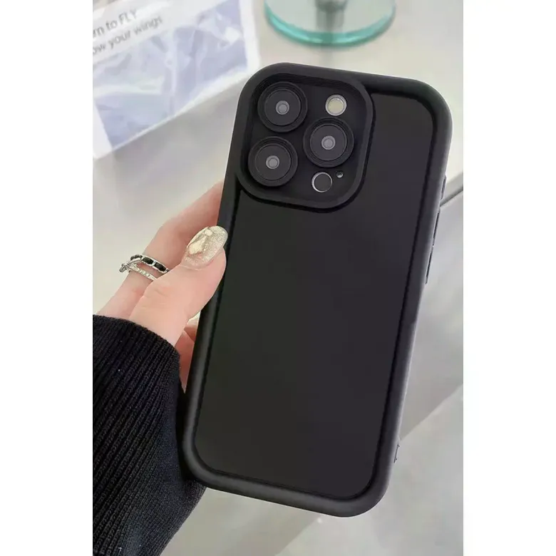 İphone 16 Pro Max Kılıf Viera Silikon - Siyah