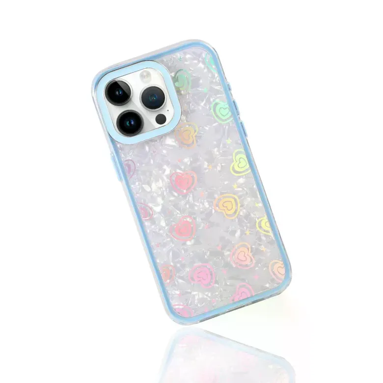 İphone 16 Pro Max Lumi Desenli Kapak - Mavi