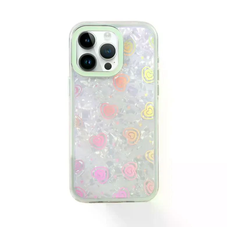 İphone 16 Pro Max Lumi Desenli Kapak - Yeşil