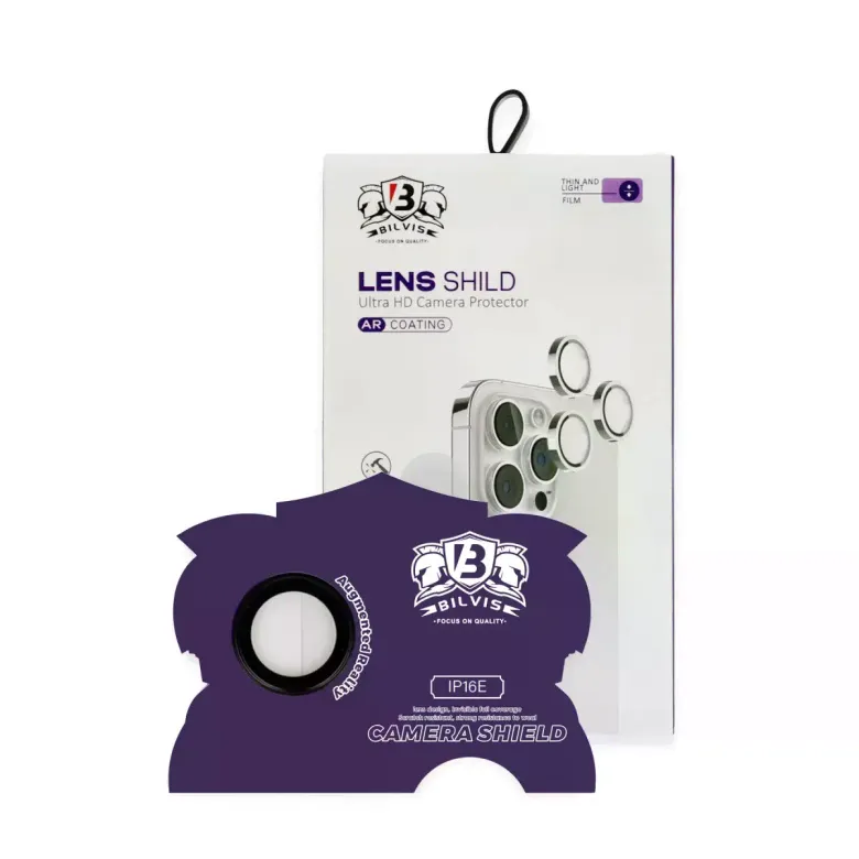 İphone 16e Bilvis Titan Kamera Lens - Siyah