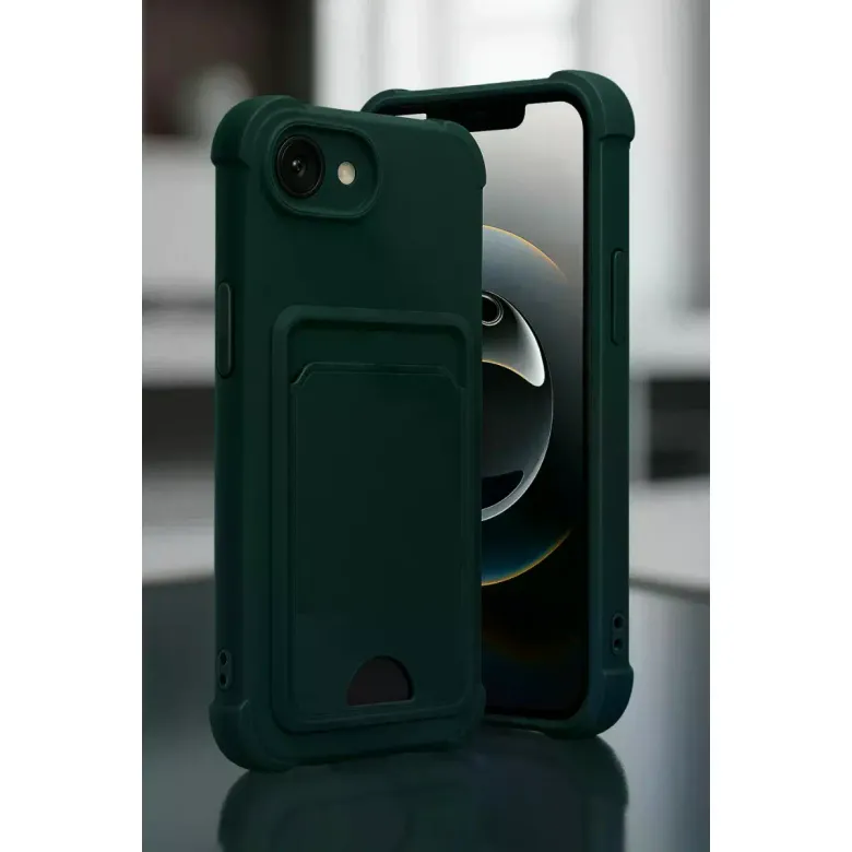İphone 16e Kelvin Kartvizitli Silikon - Lila