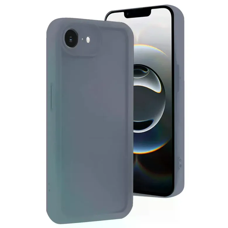 İphone 16e Kılıf Viera Silikon - Gri
