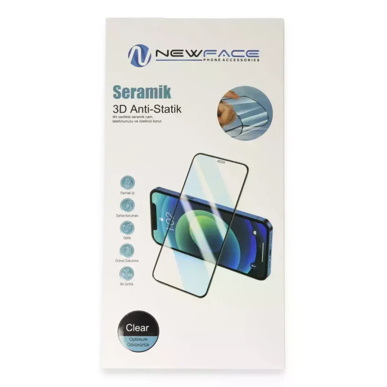 İphone 17 Air 3d Antistatik Seramik Nano Ekran Koruyucu