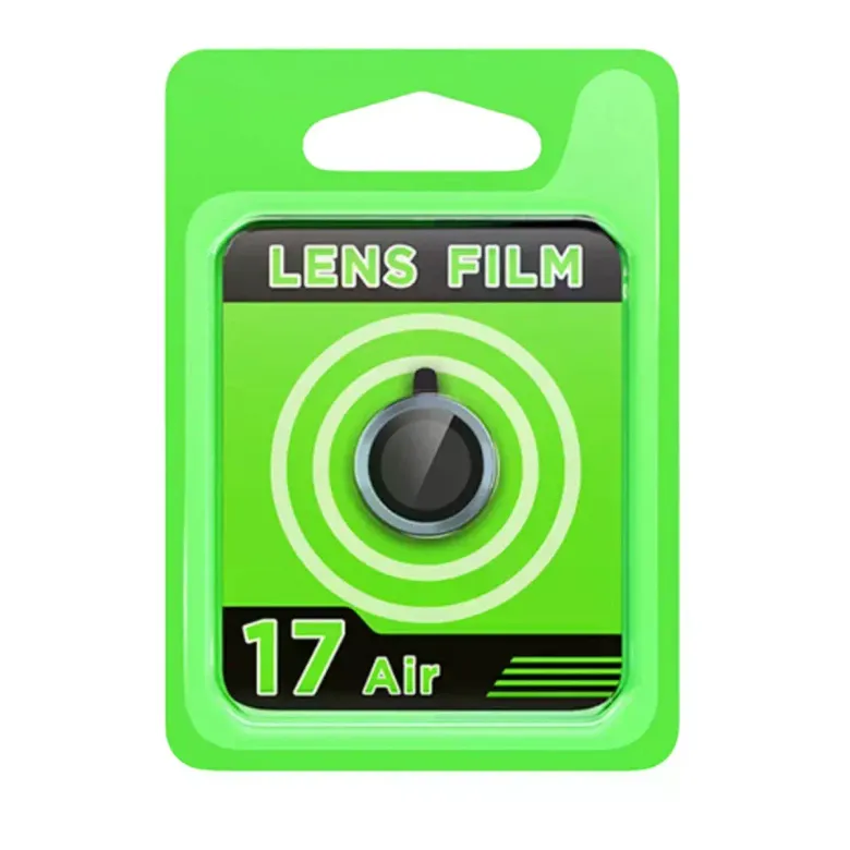 İphone 17 Air Raze Metal Kamera Lens - Mavi