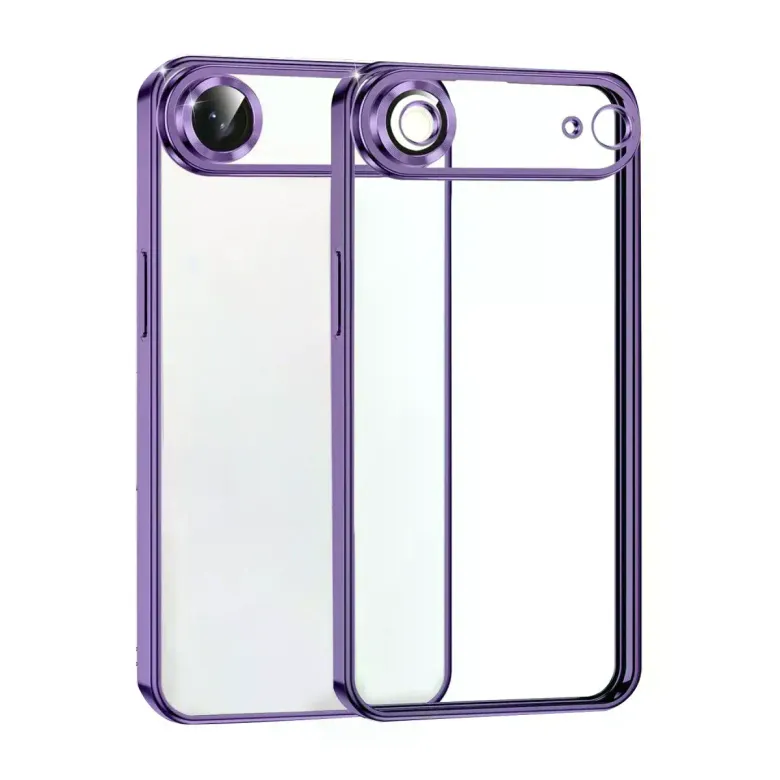 İphone 17 Air Razer Lensli Silikon - Mor