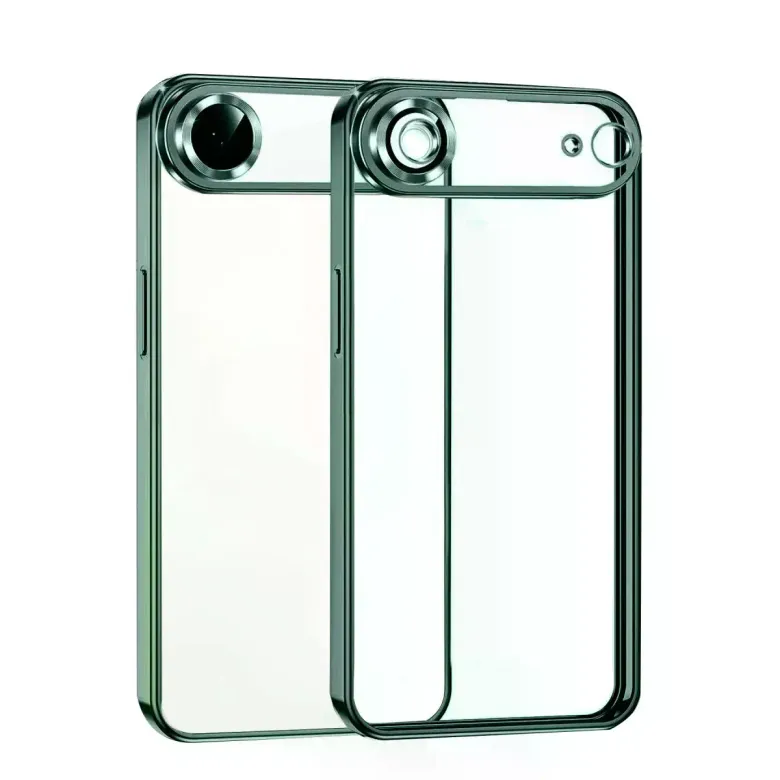 İphone 17 Air Razer Lensli Silikon - Yeşil