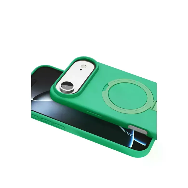 İphone 17 Air Regal Magsafe Standlı Kapak - Yeşil