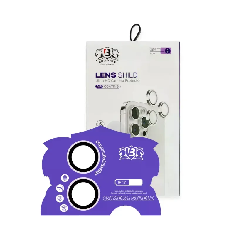 İphone 17 Bilvis Titan Kamera Lens - Lila