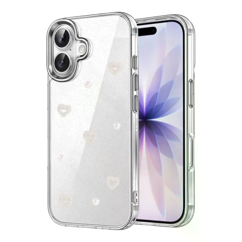 İphone 17 Fiyonk Desenli Kapak - Desen 10