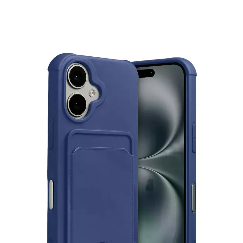 İphone 17 Kelvin Kartvizitli Silikon - Lacivert