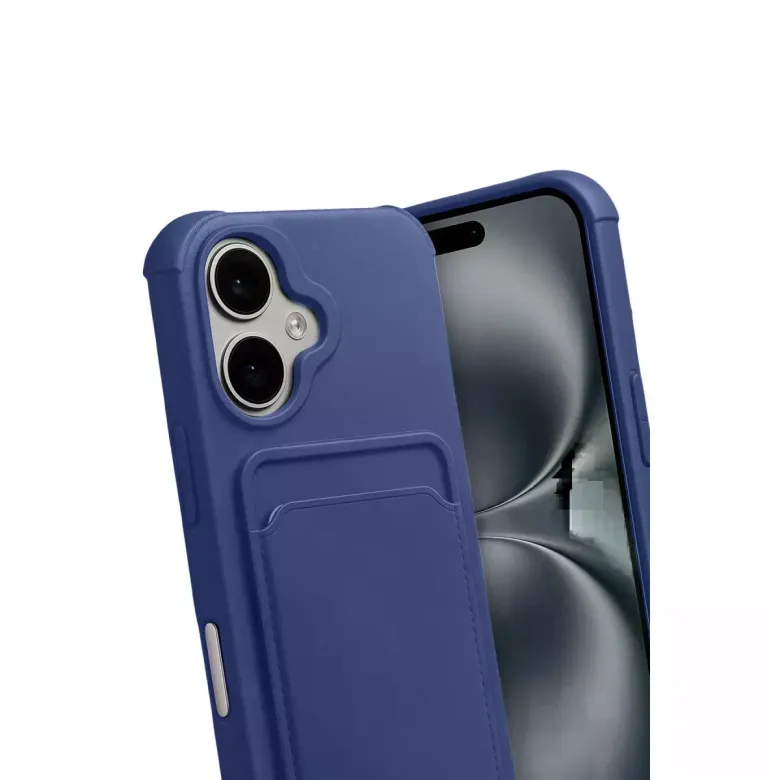 İphone 17 Kelvin Kartvizitli Silikon - Lacivert