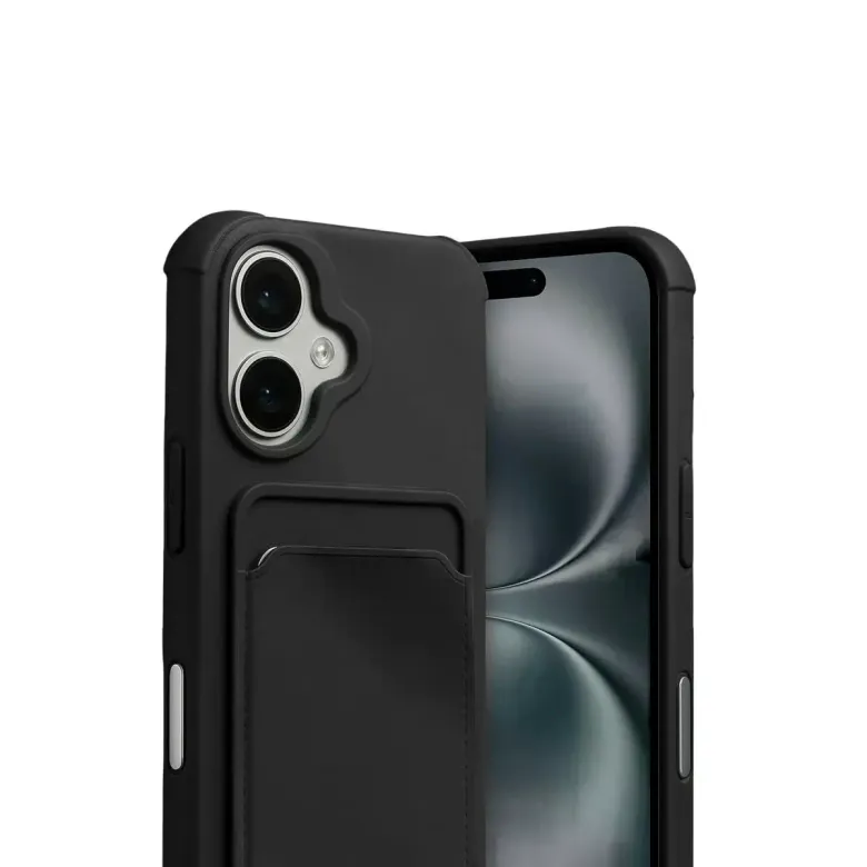 İphone 17 Kelvin Kartvizitli Silikon - Siyah