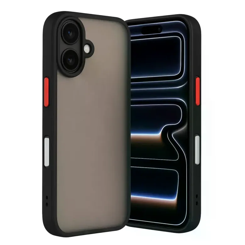 İphone 17 Kılıf Montreal Silikon Kapak - Siyah